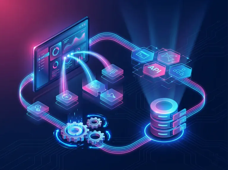 Maatwerk software-architectuur met modules, API-laag en database